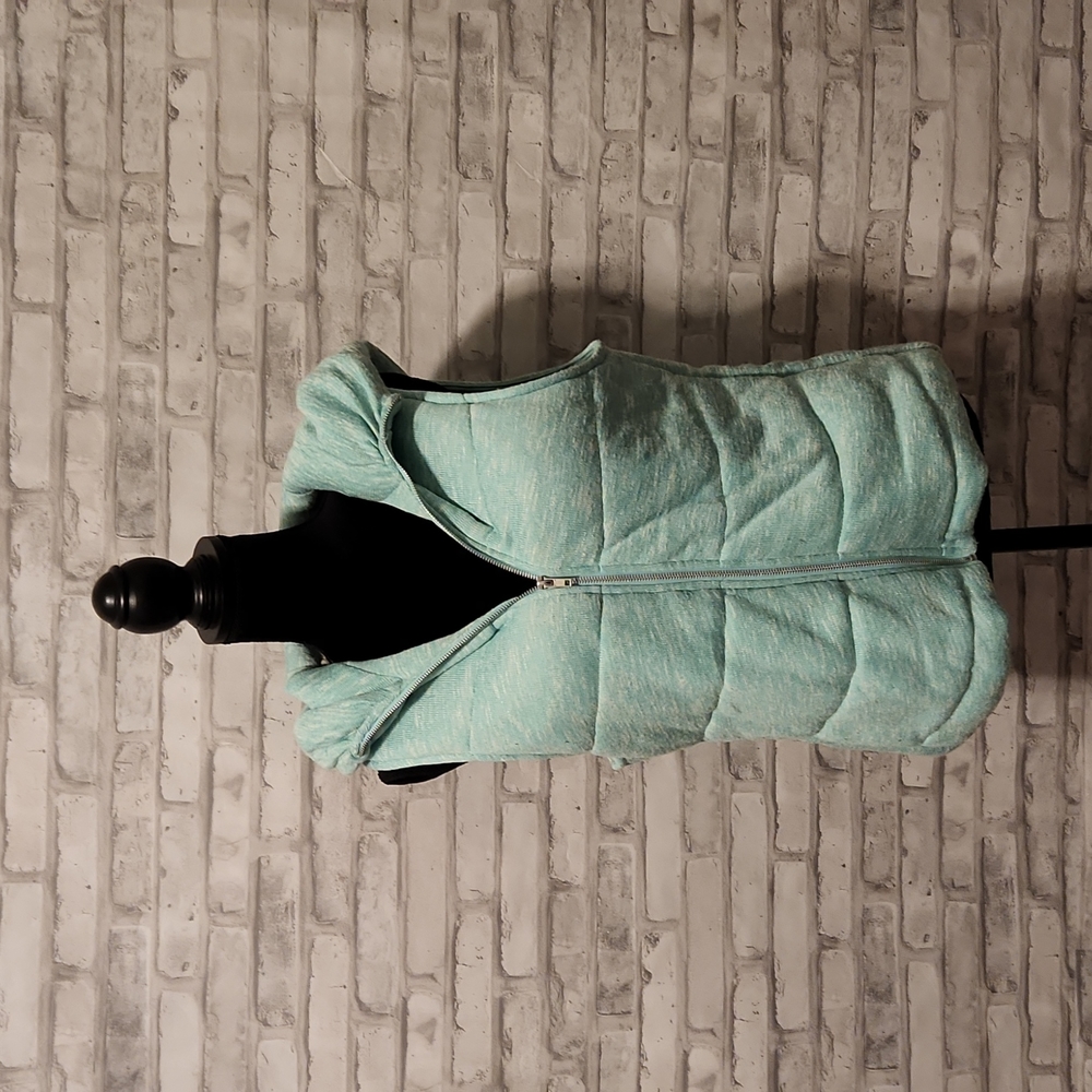 Vanity Mint Green Hooded Vest